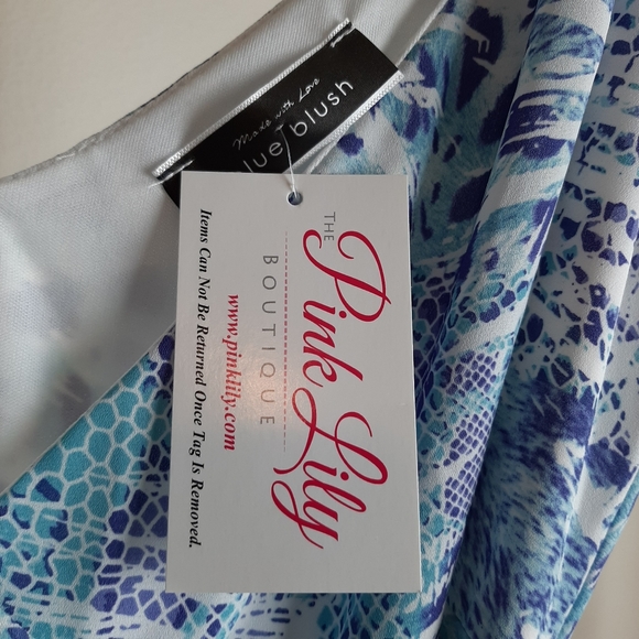 Blue blush mini dress - Picture 8 of 8